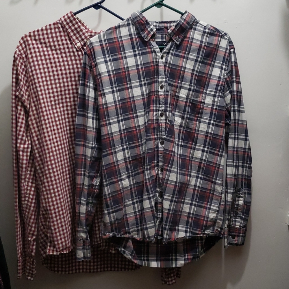(2) LOT of Button Ups